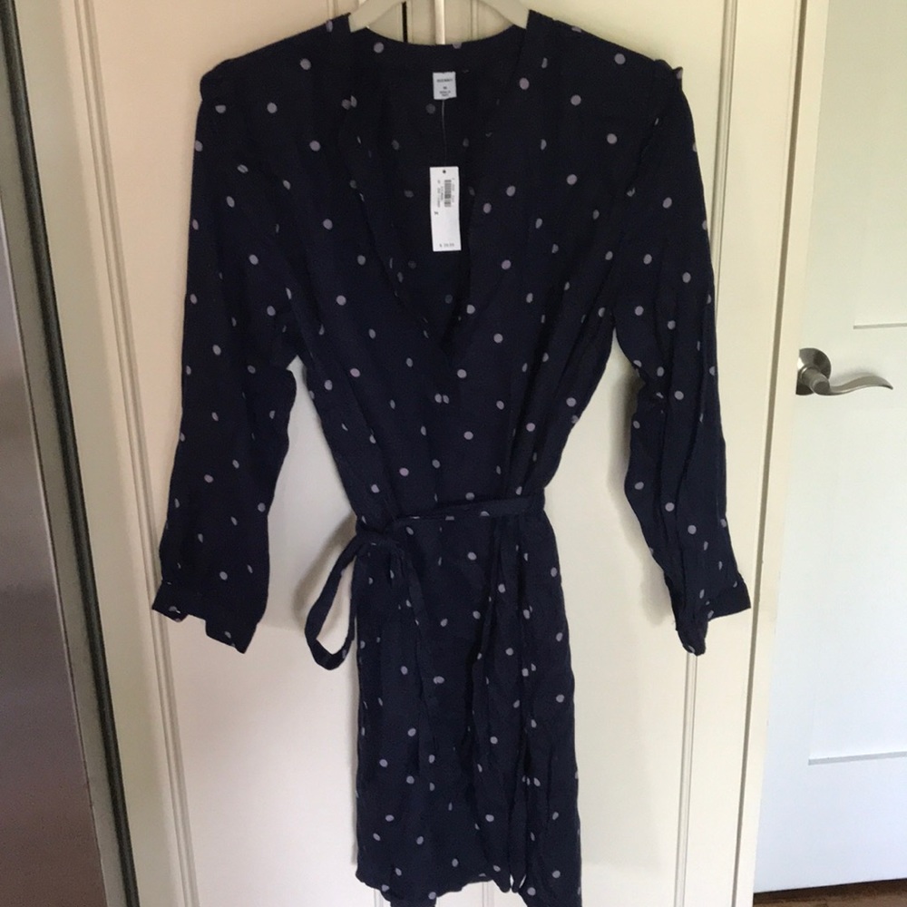 NWT Old Navy polka dot dress size M